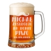 Personalizowany kufel do piwa z grawerem Prezent na dzień chłopaka 620ml