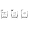 Szklanka do drinków whisky z grawerem Najlepszy rocznik Twoje imię 250ml