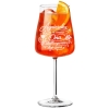 Kieliszek do Wina Aperol Spritz z grawerem Prezent dla Niej Urodziny 600ml