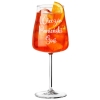 Kieliszek do Wina Aperol Spritz z grawerem Prezent dla Niej Urodziny 600ml