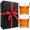 Zestaw 2 szklanki do whisky z grawerem Kryształowe 340ml Prezent na Święta