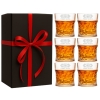 Zestaw 6 szklanek do whisky z grawerem Kryształowe 340ml Prezent Urodziny