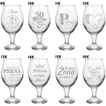 Zestaw kieliszek do drinków Aperol 570ml grawer Panieński Urodziny brelok