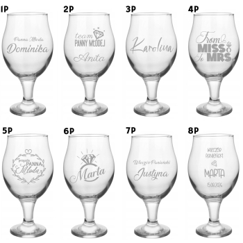 Zestaw kieliszek do drinków Aperol 570ml grawer Panieński Urodziny brelok