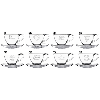 Filiżanka do kawy grawerem 200ml Prezent dla Niej Dzień Kobiet, Urodziny, Walentynki