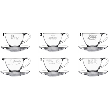 Filiżanka do kawy grawerem 200ml Prezent dla Niej Dzień Kobiet Walentynki