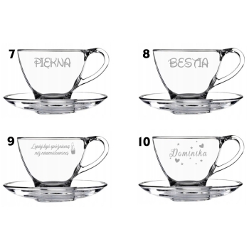 Filiżanka do kawy grawerem 200ml Prezent dla Niej Dzień Kobiet Walentynki