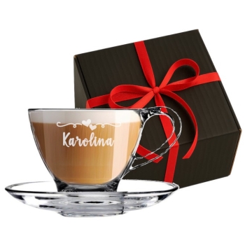 Filiżanka do kawy grawerem 200ml Prezent dla Niej Dzień Kobiet Walentynki