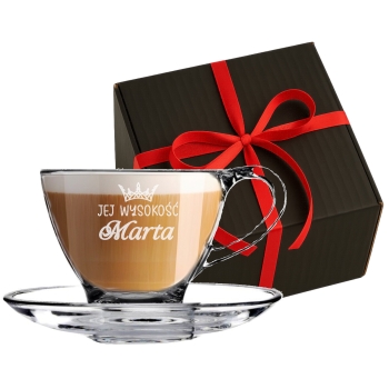 Filiżanka do kawy grawerem 200ml Prezent dla Niej Dzień Kobiet Walentynki