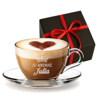 Filiżanka do kawy Prezent na Urodziny Dzień Kobiet Twój Tekst 0,2L Grawer