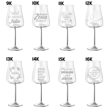 Kieliszek do Wina Aperol Spritz z grawerem Prezent dla Niej Urodziny 600ml