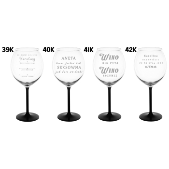 Kieliszek z grawerem do wina Aperola 600ml na Prezent dla Kobiety Urodziny