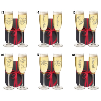 Kieliszki do szampana z GRAWEREM Wesele Para Młoda panieński PREZENT