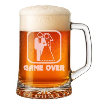 Kufel do piwa na prezent wieczór kawalerski dla świadka  z grawerem 620ml