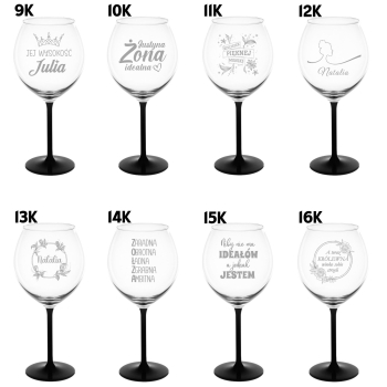 Kieliszek z grawerem do wina Aperola 600ml na Prezent dla Kobiety Urodziny