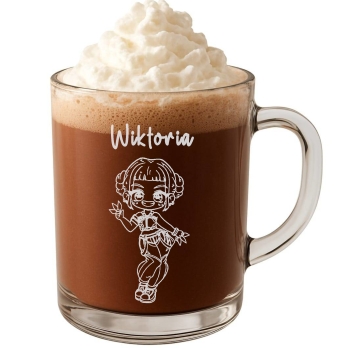 Kubek z grawerem dla dzieci Prezent Walentynki Klasowe IMIĘ przedszkole