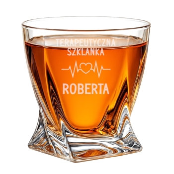 Szklanka kryształowa Whisky z grawerem Prezent Urodziny Rocznica Walentynki