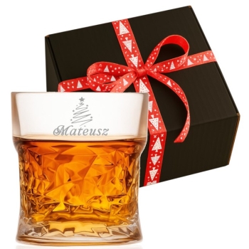 Szklanka kryształowa do whisky z Grawerem Prezent Urodziny Święta dla Niego