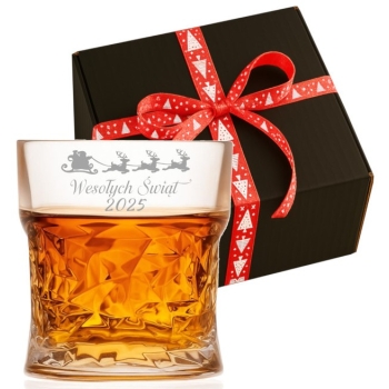 Szklanka kryształowa do whisky z Grawerem Prezent Urodziny Święta dla Niego