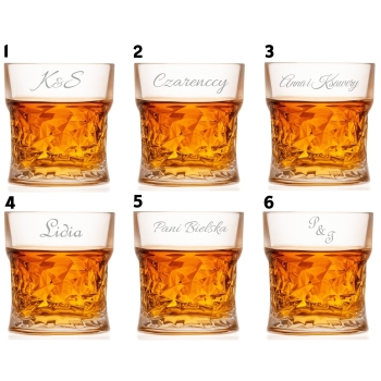 Szklanka kryształowa do whisky z Grawerem Prezent Urodziny Święta dla Niego