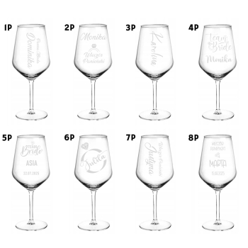 Kieliszek z grawerem do Aperola prezent Urodziny Panieński dla Kobiet 530ml