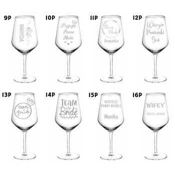 Kieliszek z grawerem do Aperola prezent Urodziny Panieński dla Kobiet 530ml