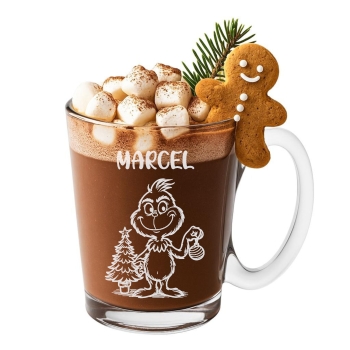 Kubek świąteczny dla dzieci, dorosłych z grawerem Prezent Twój Napis 300ml