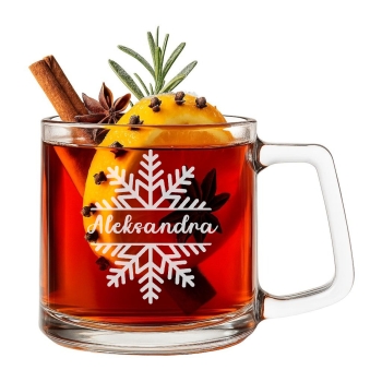 Kubek z grawerem Filiżanka Twój Napis Świąteczny Prezent Tekst Logo 335ml