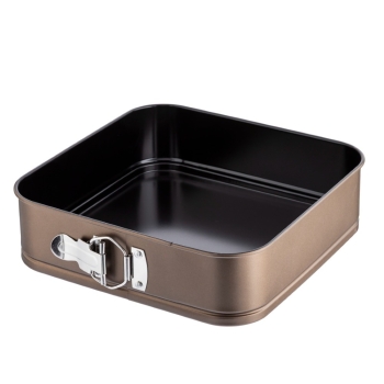 Tortownica kwadratowa blacha do pieczenia ciast Valdinox Aurum 24 cm