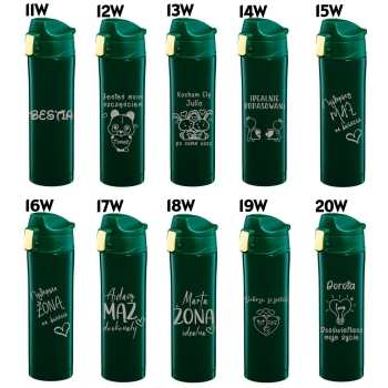 Zestaw 2 kubków termicznych z grawerem Prezent dla Pary Walentynki Rocznica