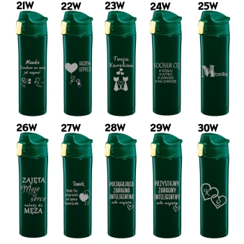 Zestaw 2 kubków termicznych z grawerem Prezent dla Pary Walentynki Rocznica