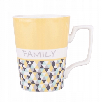 Kubek Stożek Wysoki 560 Ml Family Żółty Altom