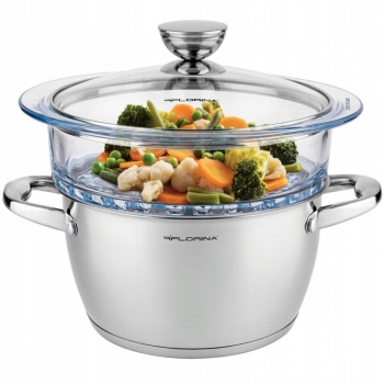 Garnek Florina Stima Do Gotowania Na Parze Pyrex