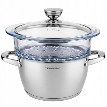 Garnek Florina Stima Do Gotowania Na Parze Pyrex