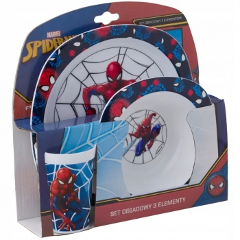 Marver Spiderman Zestaw Naczyń Dla Dzieci 3el