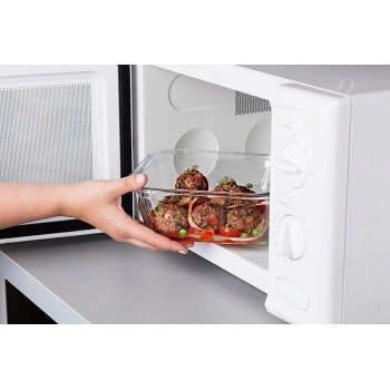 Pojemnik Żaroodporny Z Pokrywą Kwadrat 0,8l Pyrex