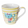 Kubek Porcelanowy Sweet Cat Ravi 280 Ml Żółty