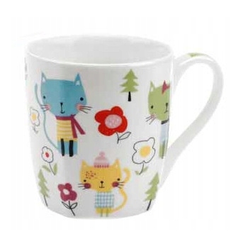 Kubek Porcelanowy Sweet Cat Ravi 280 Ml Zielony