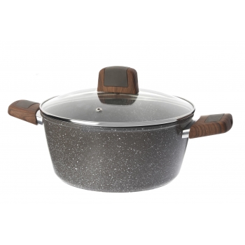 Garnek Szary Galicja Magnum 7,1l 28cm Indukcja