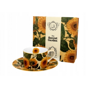 Filiżanka Ze Spodkiem 240 Ml Sunflowers Duo Gift