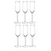 Komplet Kieliszki Do Szampana Rubin 6szt 220ml