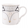 Kubek Porcelanowy Zimowy Lisek 250ml Biały
