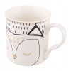 Kubek Porcelanowy Zimowy Lisek 250ml Biały