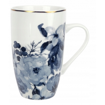 Kubek Porcelanowy 400 Ml Bluish Kwiaty Ravi