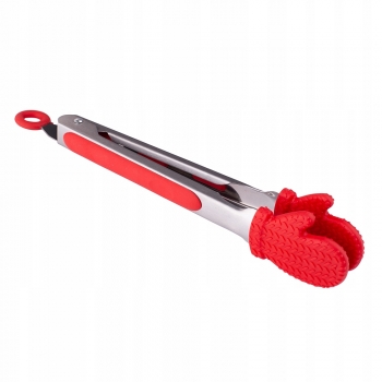 Szczypce Uniwersalne Kuchenne 23 Cm Czerwone Łapki