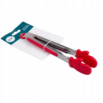 Szczypce Uniwersalne Kuchenne 23 Cm Czerwone Łapki