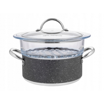 Garnek Florina Onyx Do Gotowania Na Parze Pyrex