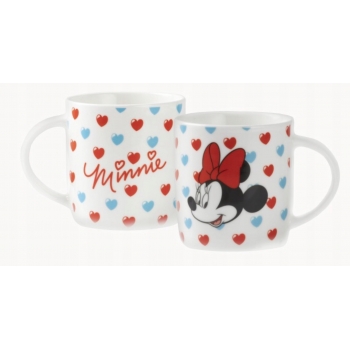 Disney Myszka Minnie Kubek Porcelanowy Hearts