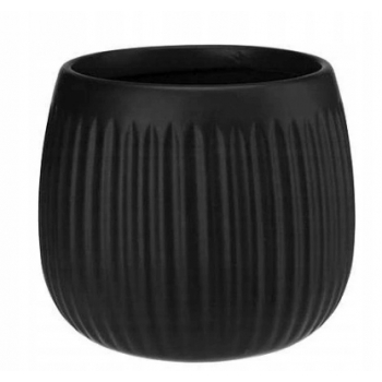 Osłonka Ceramiczna Sonya Loft 14 Cm Czarna