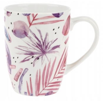 Kubek Porcelanowy Purple 300 Ml Kwiaty Ravi